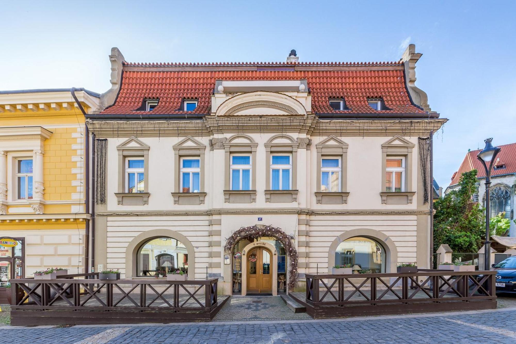 Hotel U Rytire Mělník Eksteriør billede